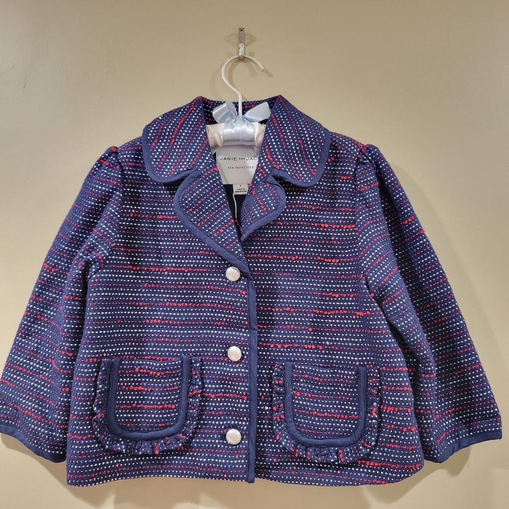 Janie and Jack tweed blazer